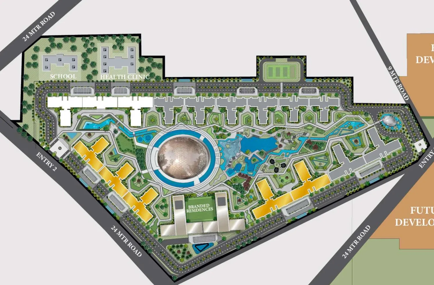 Elan the Emperor — site masterplan (indicative)