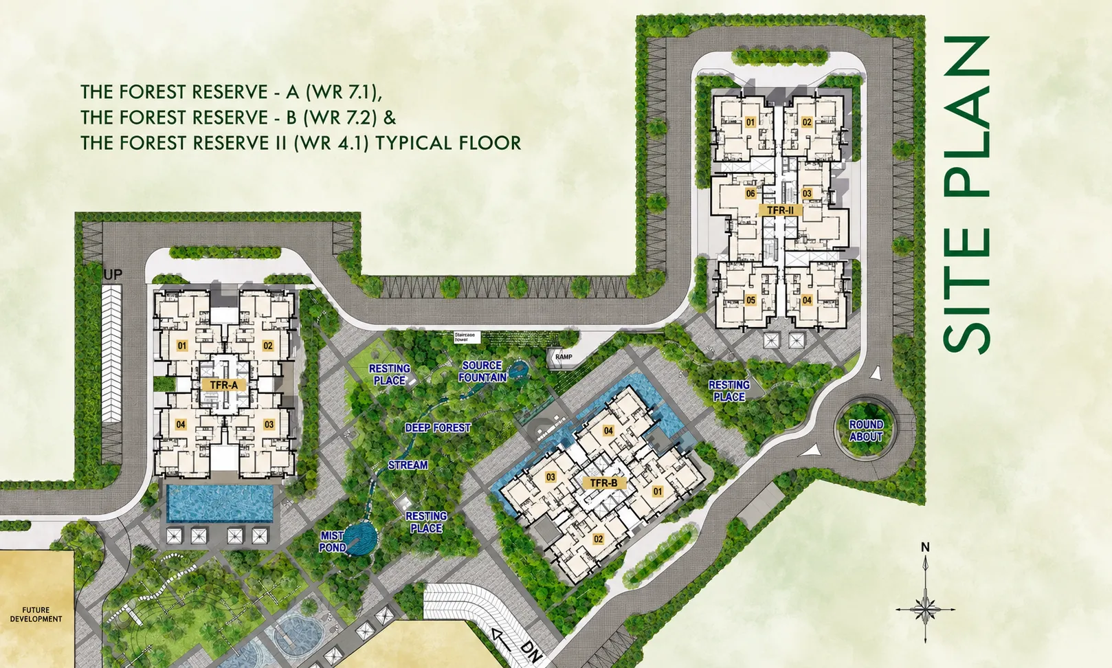 Krisumi Waterside Residences The Forest Reserve Phase 2 — site masterplan (indicative)