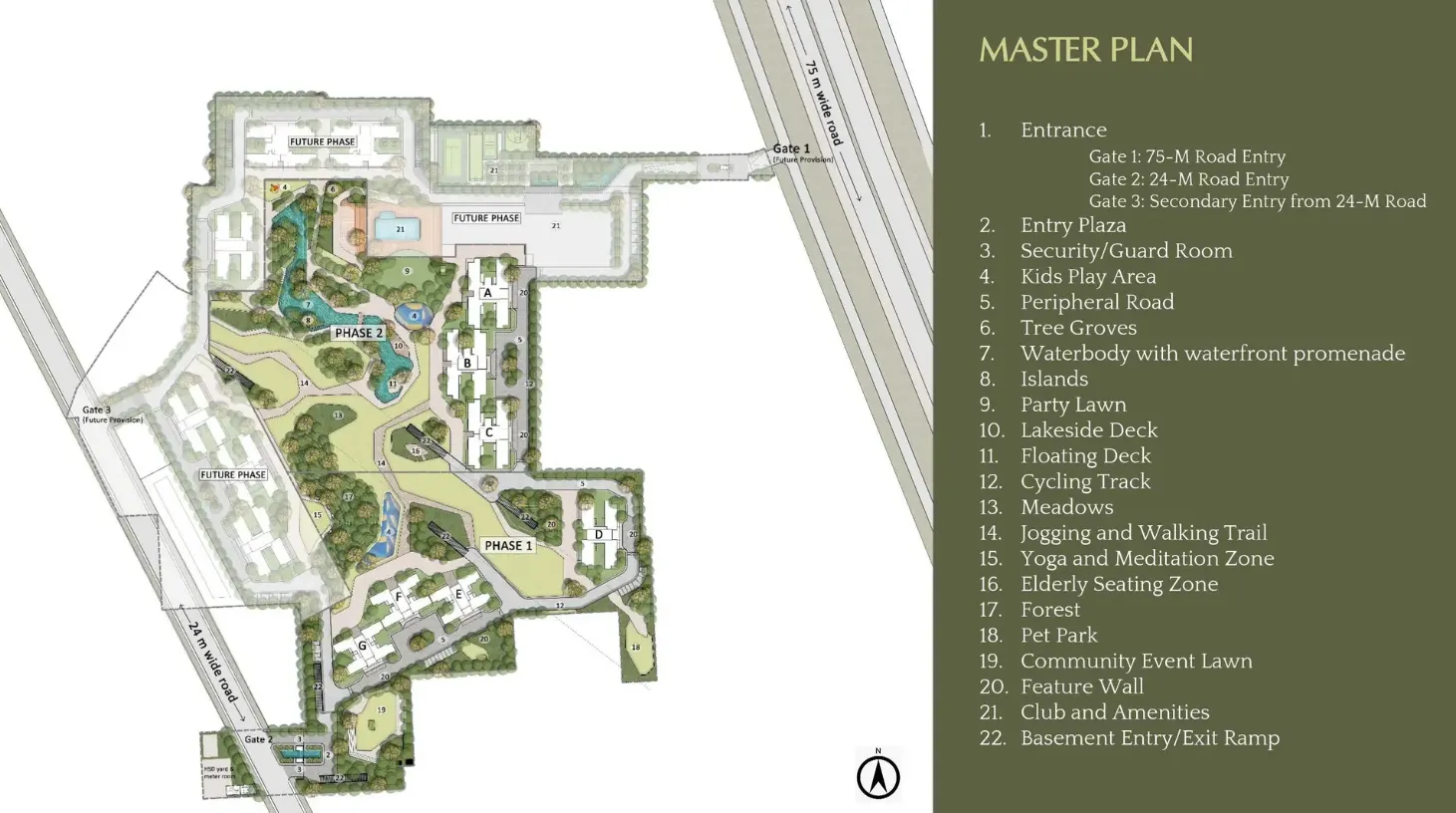 Emaar Serenity Hills Phase - 2 — site masterplan (indicative)