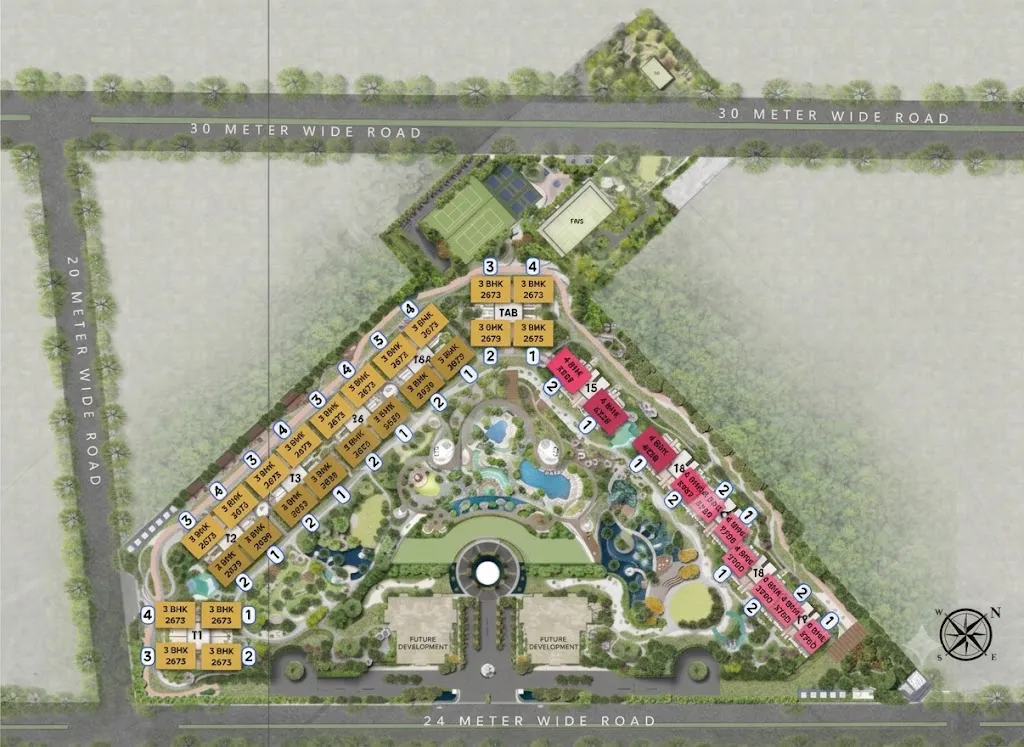 Whiteland Urban Resort / Westin Residences Phase - 2 — site masterplan (indicative)