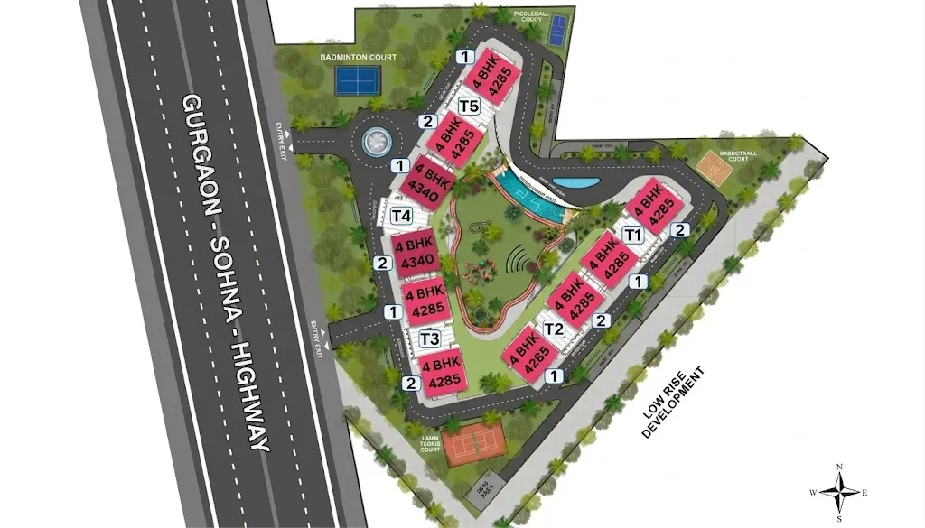 Elan The Statement — site masterplan (indicative)