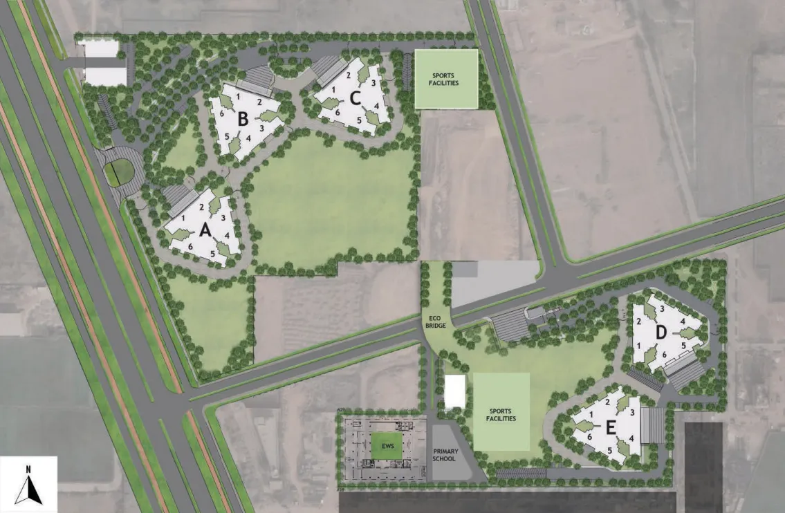 DLF The Arbour — site masterplan (indicative)