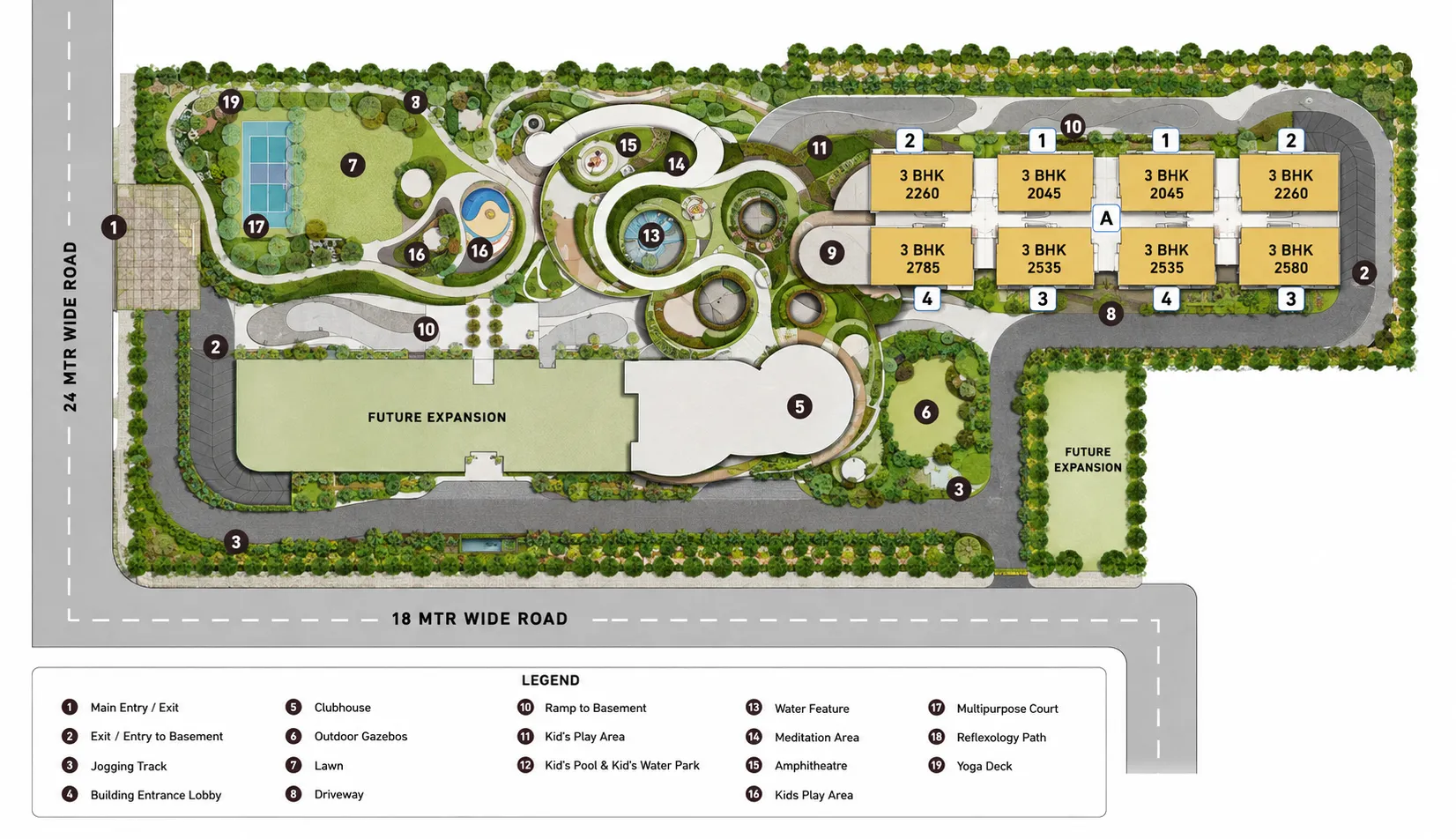 Conscient Elaira Residences Phase 1 — site masterplan (indicative)