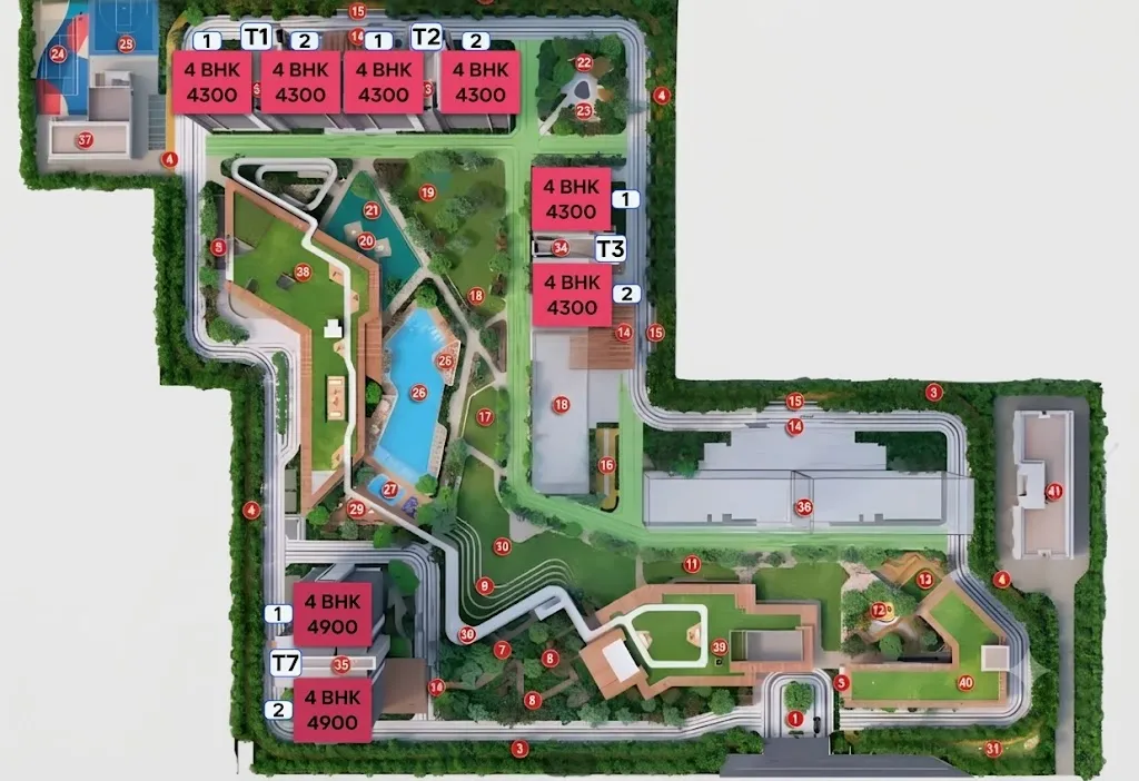 Birla Arika — site masterplan (indicative)
