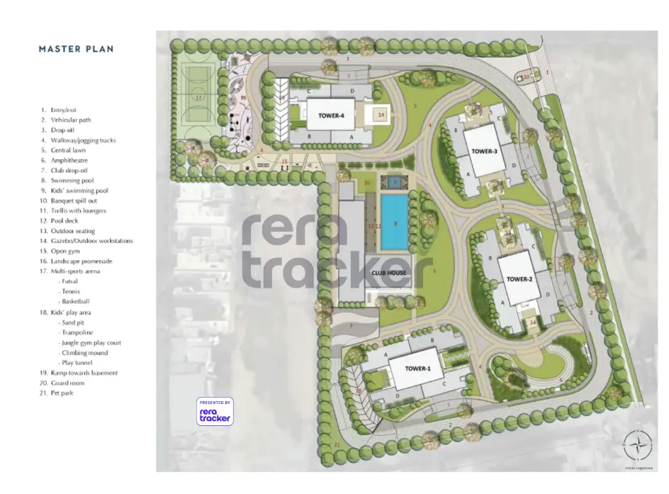 Emaar Amaris — site masterplan (indicative)