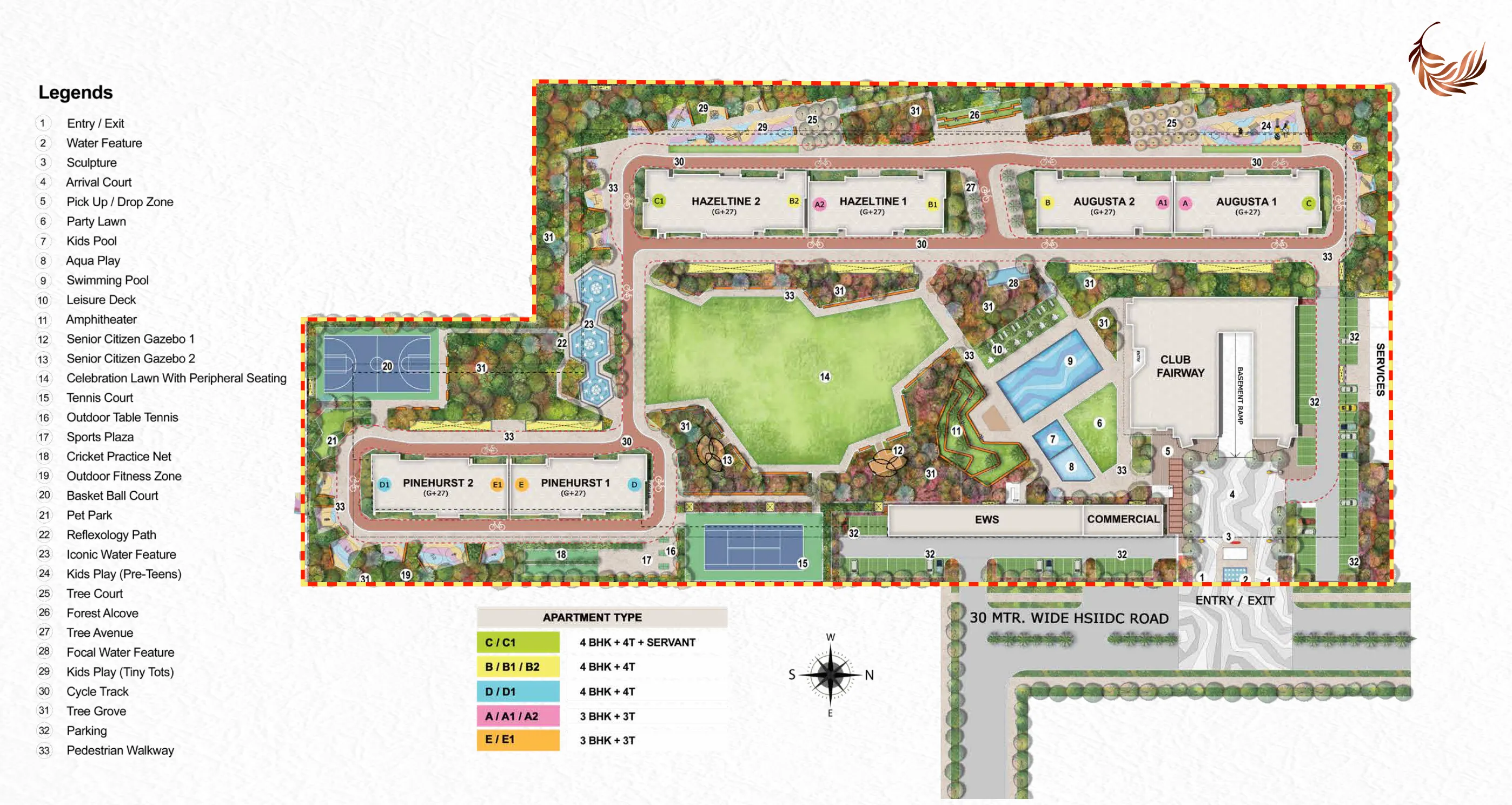 ELDECO FAIRWAY RESERVE — site masterplan (indicative)