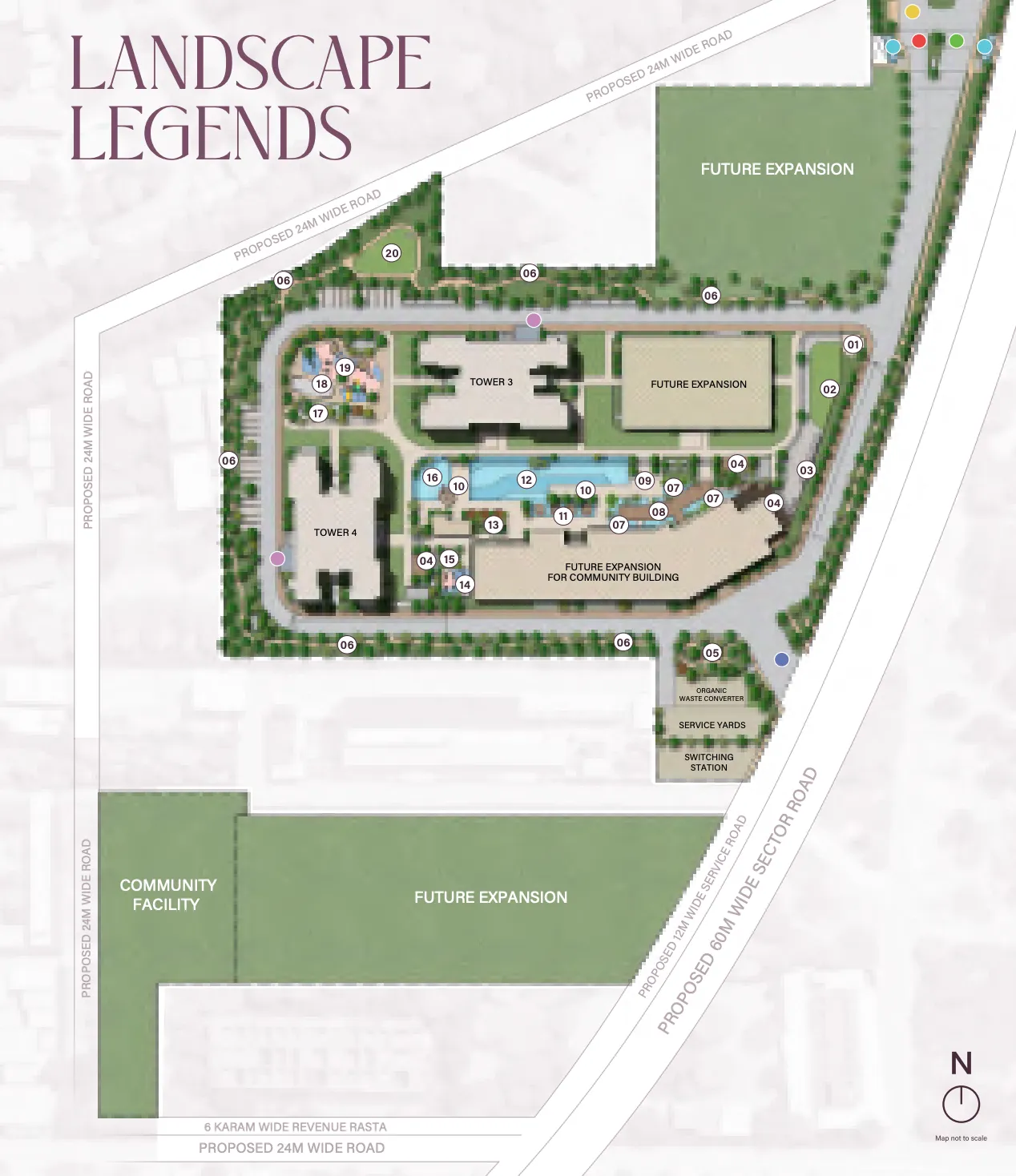 Sobha Crescent Phase - 1 — site masterplan (indicative)