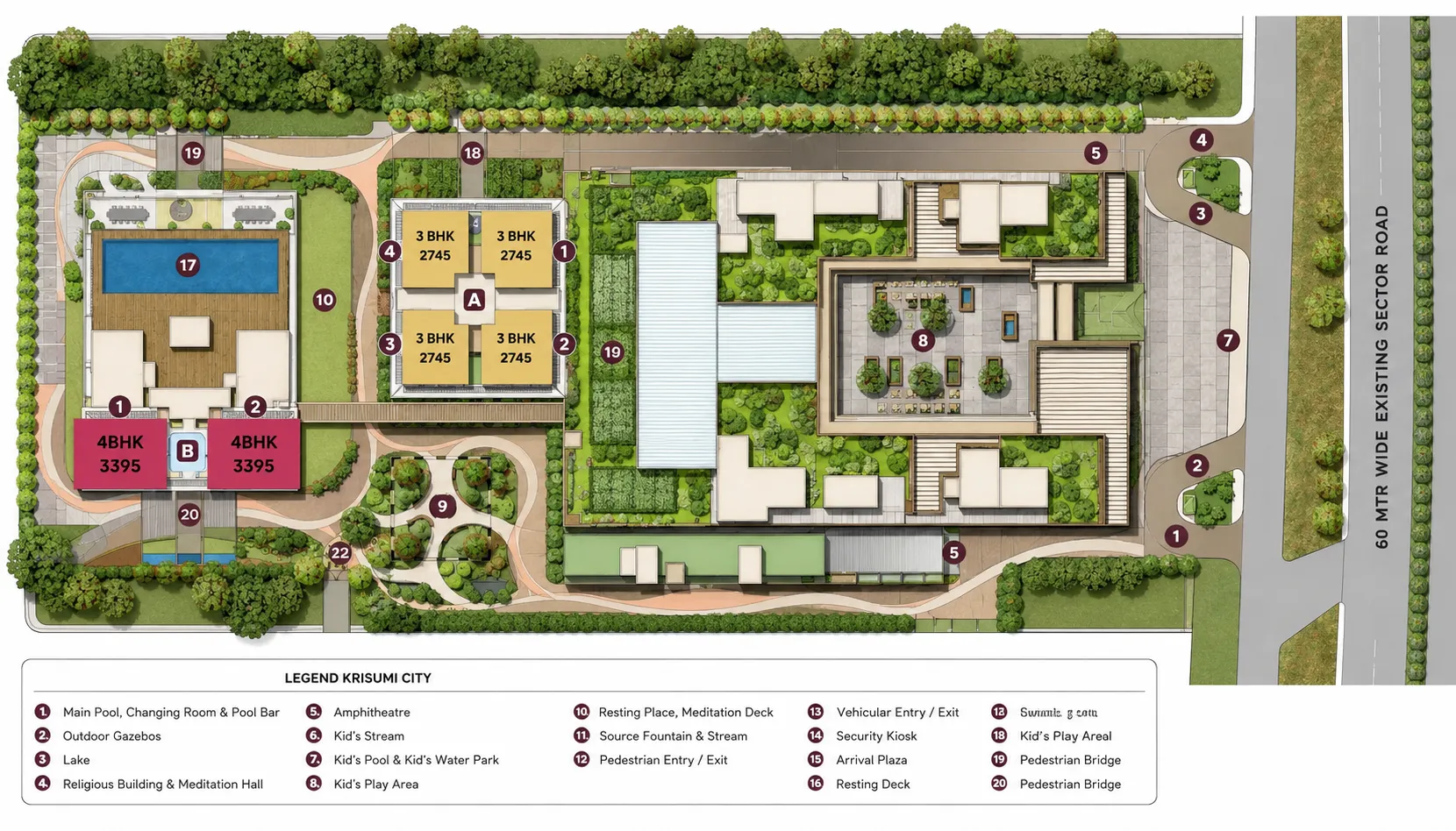 Conscient Elevate Reserve — site masterplan (indicative)